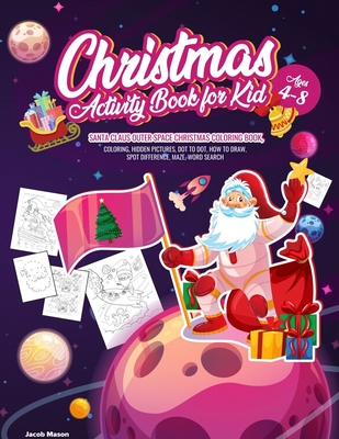 Christmas Activity Book for Kids Ages 4-8