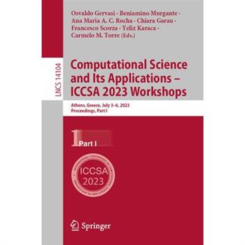 Computational Science and Its Applications - Iccsa 2023 Workshops