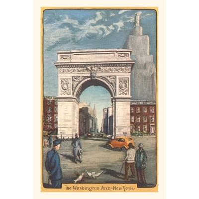Vintage Journal Washington Arch, New York City