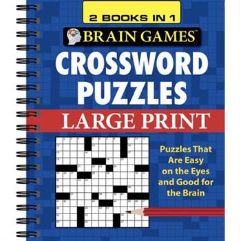 Brain Games - 2 Books in 1 - Crossword Puzzles