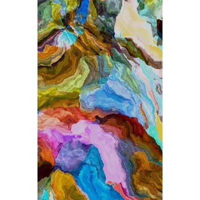 Blank Page Write In Journal (Abstract Multi-Colored Art)