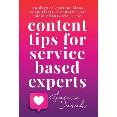 Content Tips For Service Based Experts