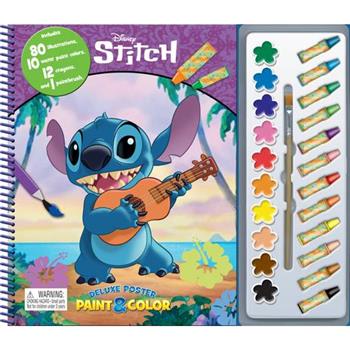 Disney Stitch Deluxe Poster Paint & Color