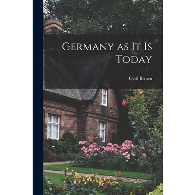 Germany as it is Today