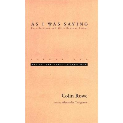 As I Was Saying, Volume 1
