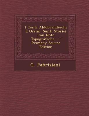 I Conti Aldobrandeschi E Orsini