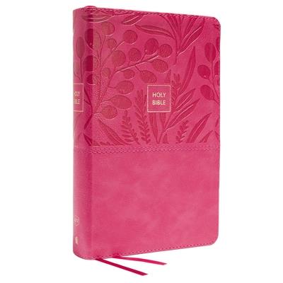 Kjv, Personal Size Large Print Single-Column Reference Bible, Leathersoft, Pink, Red Letter, Comfort Print