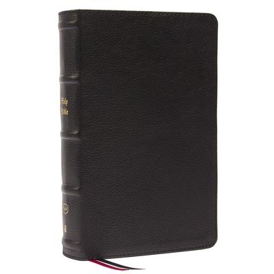 Kjv, Personal Size Large Print Single-Column Reference Bible, Genuine Leather, Black, Red Letter, Comfort Print