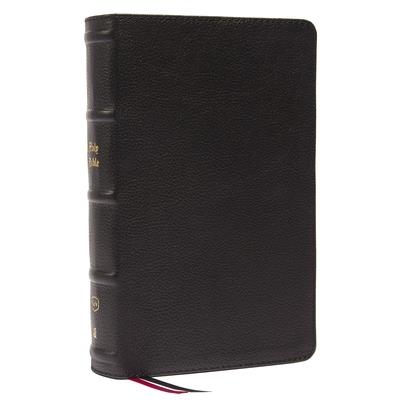 Kjv, Personal Size Large Print Single-Column Reference Bible, Genuine Leather, Black, Red Letter, Thumb Indexed, Comfort Print