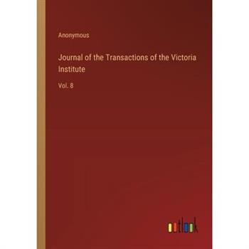 Journal of the Transactions of the Victoria Institute