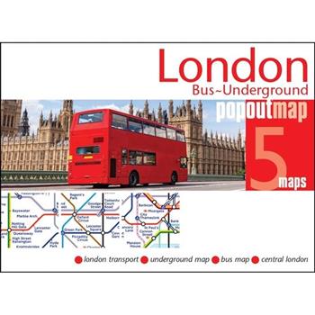 London Bus and Underground Popout Map
