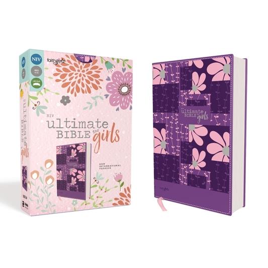 Niv, Ultimate Bible for Girls, Faithgirlz Edition, Leathersoft, Purple