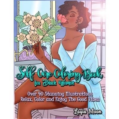Self-Care Coloring Book for Black Women