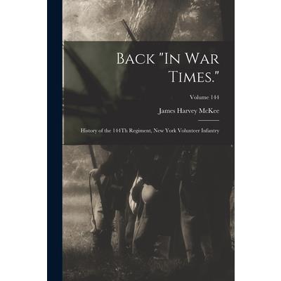 Back "In War Times."