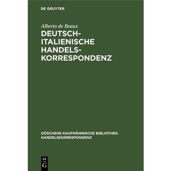 Deutsch-Italienische Handelskorrespondenz