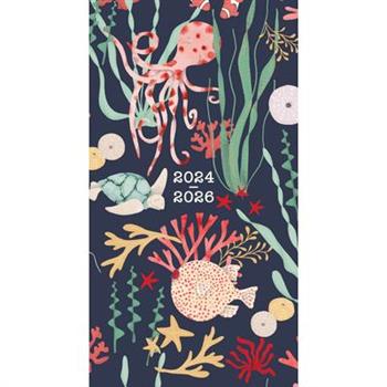 2025 Under the Sea Checkbook/2 Year Pocket Planner