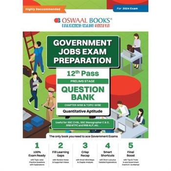 Oswaal Government Exams Question Bank 12th Pass Quantitative Aptitude for 2024 Exam
