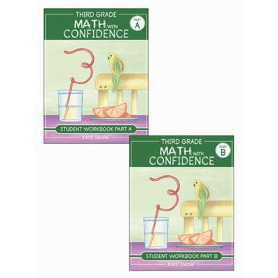 Third Grade Math with Confidence Student Workbook Bundle