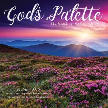 God's Palette 2026 12 X 12 Wall Calendar