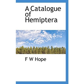 A Catalogue of Hemiptera