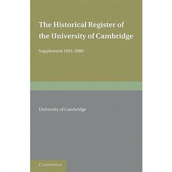 The Historical Register of the University of Cambridge