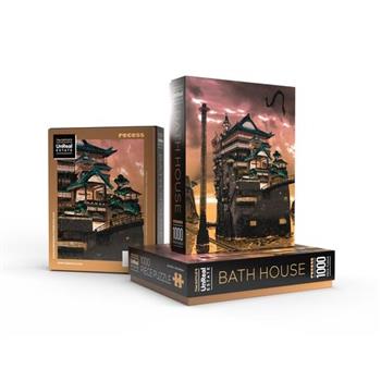 Bath House: 1000 Piece Jigsaw Puzzle by Tim Doyle