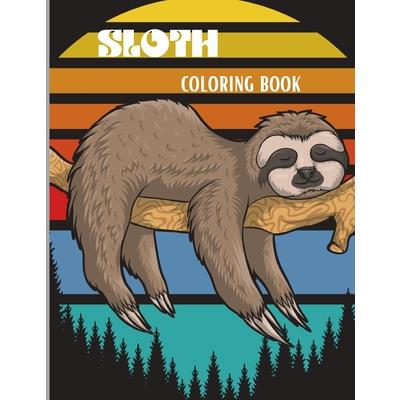Sloth Coloring Book