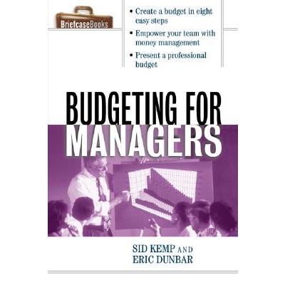Budgeting for Managers