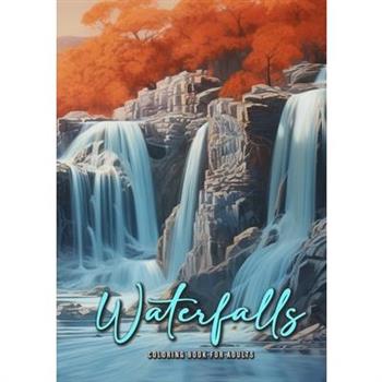 Waterfall Coloring Book for Adults
