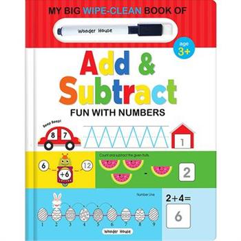 My Big Wipe and Clean Book of Add and Subtract for Kids