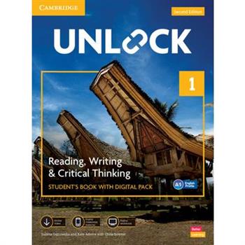 Unlock Level 1 Reading, Writing and Critical Thinking Student’s Book with Digital Pack