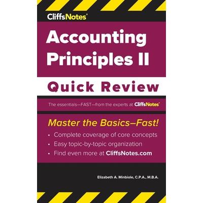 CliffsNotes Accounting Principles II