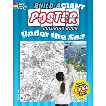 Build a Giant Poster Coloring Book - Under the Sea