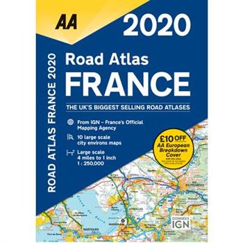 Road Atlas France 2020