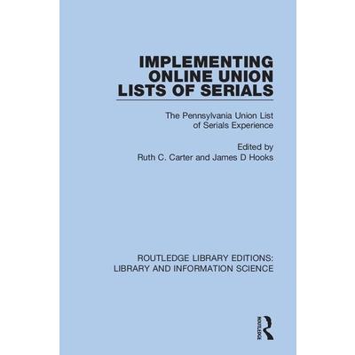 Implementing Online Union Lists of Serials