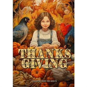 Thanksgiving Coloring Book for Adults