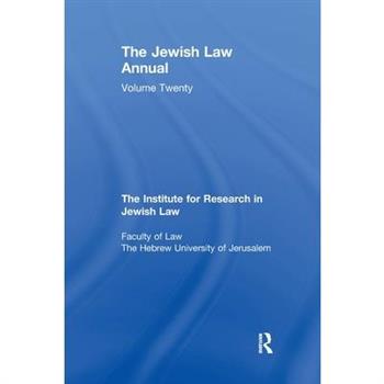 Jewish Law Annual Volume 20