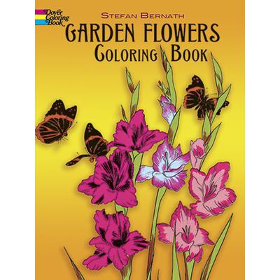 Garden Flowers Coloring Book