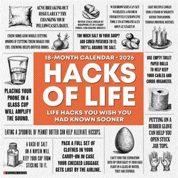 Hacks of Life 2026 Wall Calendar