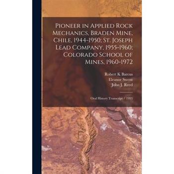 Pioneer in Applied Rock Mechanics, Braden Mine, Chile, 1944-1950; St. Joseph Lead Company, 1955-1960; Colorado School of Mines, 1960-1972
