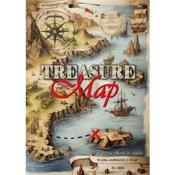 Treasure Maps Coloring Book for Adults