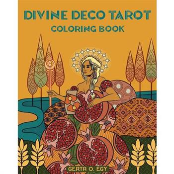 Divine Deco Tarot Coloring Book