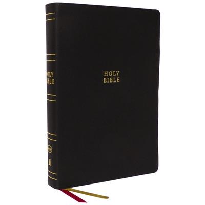 NKJV Holy Bible, Super Giant Print Reference Bible, Black Genuine Leather, 43,000 Cross References, Red Letter, Thumb Indexed, Comfort Print: New King James Version