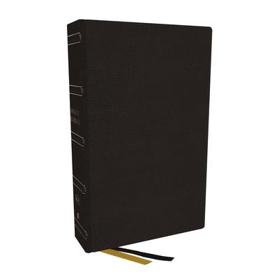 KJV Holy Bible, Center-Column Reference Bible, Genuine Leather, Black, 73,000＋ Cross References, Red Letter, Comfort Print: King James Version