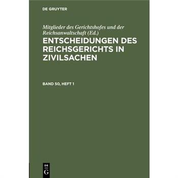 Entscheidungen des Reichsgerichts in Zivilsachen