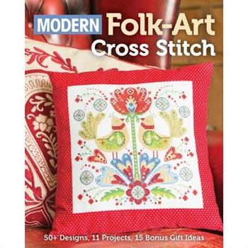 Modern Folk-Art Cross Stitch