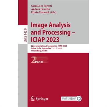 Image Analysis and Processing - Iciap 2023