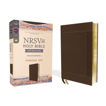 Nrsvue, Holy Bible with Apocrypha, Personal Size, Leathersoft, Brown, Comfort Print