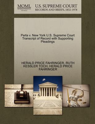 Perla V. New York U.S. Supreme Court Transcript of Record with Supporting Pleadings
