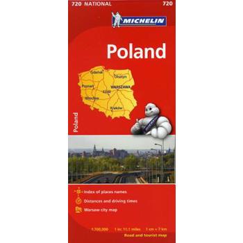 Michelin Map 720 Poland
